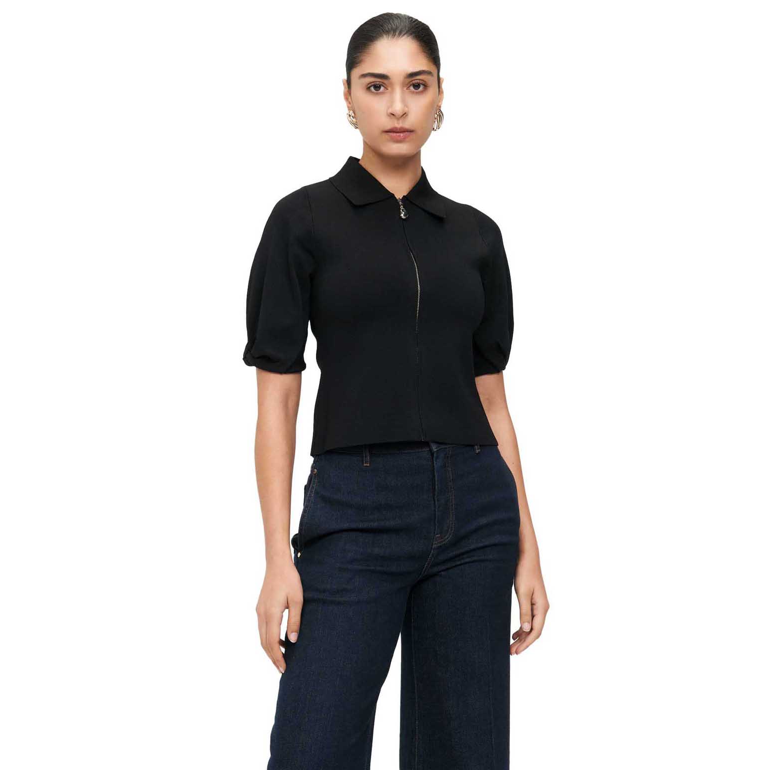 Veronika Maine Twist Sleeve Milano Jacket